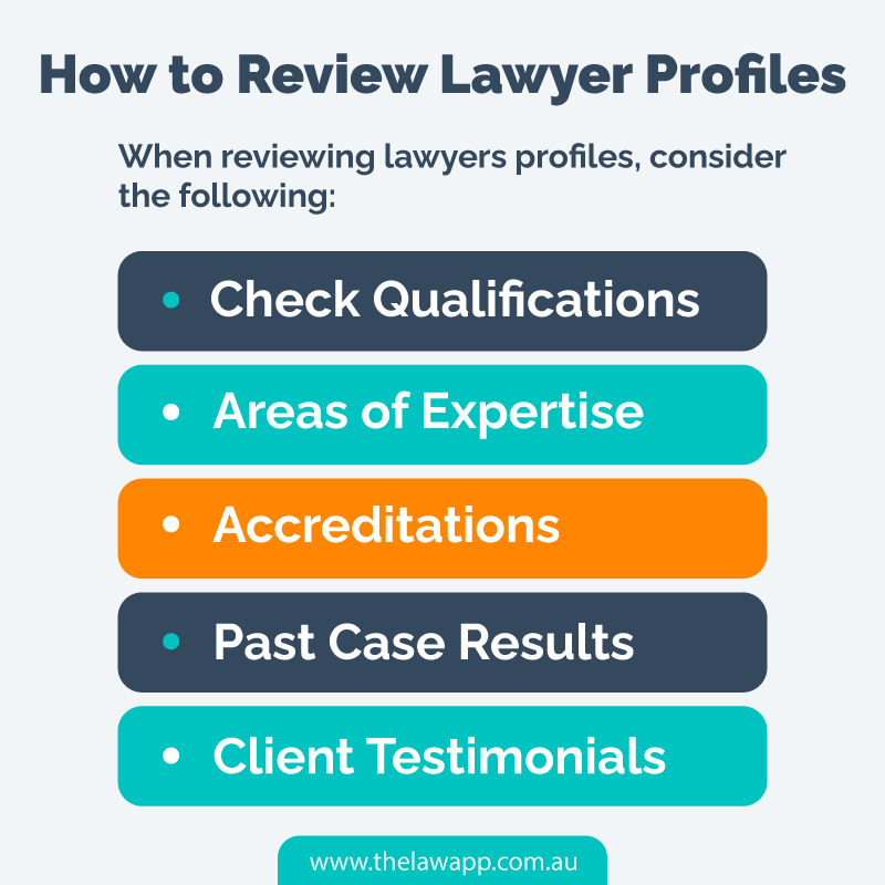 How to Review Lawyer Profiles